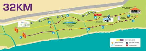 32km Newton Challenge 2013 route